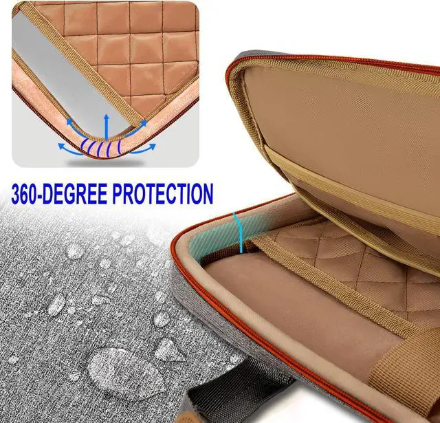 Alt view image 3 of 5 - ZINZ Slim Expandable 13 13.3 13.6 14 Laptop Case Sleeve Compatible with MacBook Air/Pro 13-14 M1 M2 M3 2021-2023 Pro/Max,13.5 Surface Laptop 4/3,D01G02