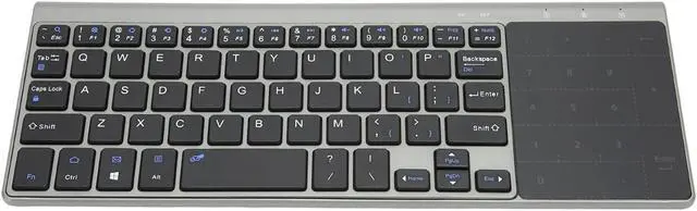 Main image of 2 in 1 Mini Wireless Keyboard and Mouse Combo, 2.4GHz Portable Ultra Slim Keyboard with Sensitive Touchpad, Smart Power Saving, Compatible with iOS Android Computer TV Box