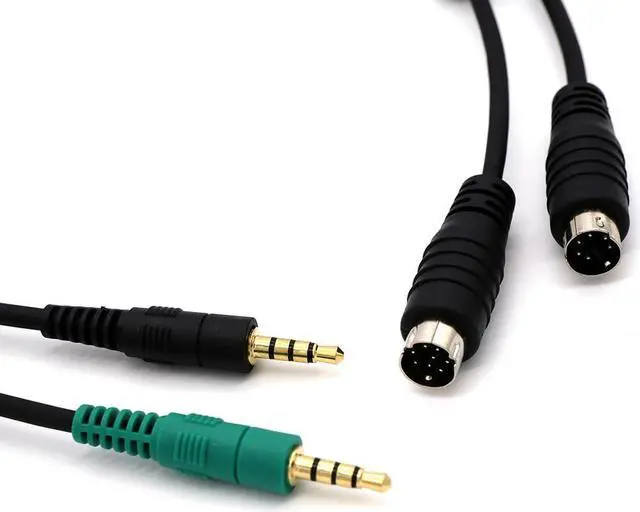 Alt view image 3 of 5 - Digirig 24" Coiled Cables for Kenwood TM-V71, TM-D710 - Black Audio & RS-232 Serial CAT Cables (1 Kit of 2)