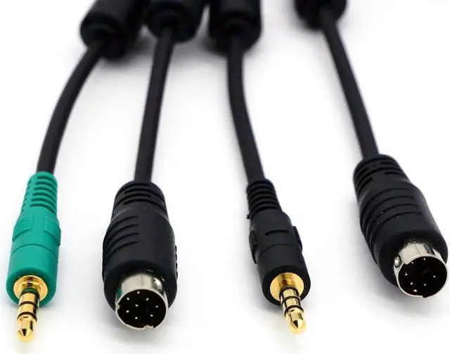 Alt view image 4 of 5 - Digirig 24" Coiled Cables for Kenwood TM-V71, TM-D710 - Black Audio & RS-232 Serial CAT Cables (1 Kit of 2)