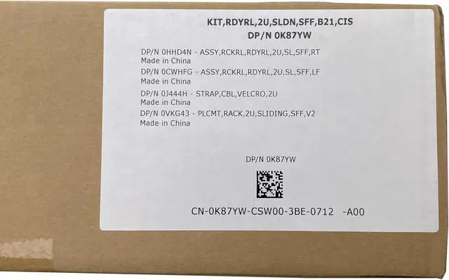 Alt view image 3 of 3 - BestParts New 2U Long Sliding Ready Rail Kit Compatible with Dell Poweredge R550 R750XS R760 R760XS R7615 R7625 T7960 T7960XL HS5620 K87YW in Box