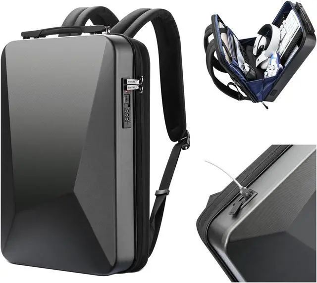 Main image of Hard Shell Gaming Laptop Backpack 17.3 Inch & Slim Laptop Backpack 15 Inch