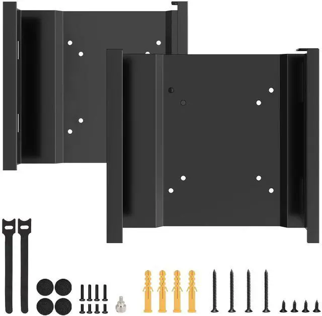 Main image of 2 Pack Mount for Lenovo Tiny VESA System Mounting Bracket Wall VESA and Under Desk Mini PC Mount for Lenovo ThinkCentre Tiny Desktops M600 M700 M700z M715q M800z M900 M900x M900z