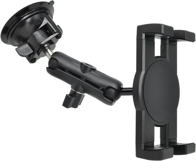 Main image of VAUBORTTI iPad Holder for Car Dashboard Windshield,Aluminum Arm Heavy Duty,Tablet Suction Mount for Window, Compatible with 6.5-12.9" Tablets/,1" Ball Mount