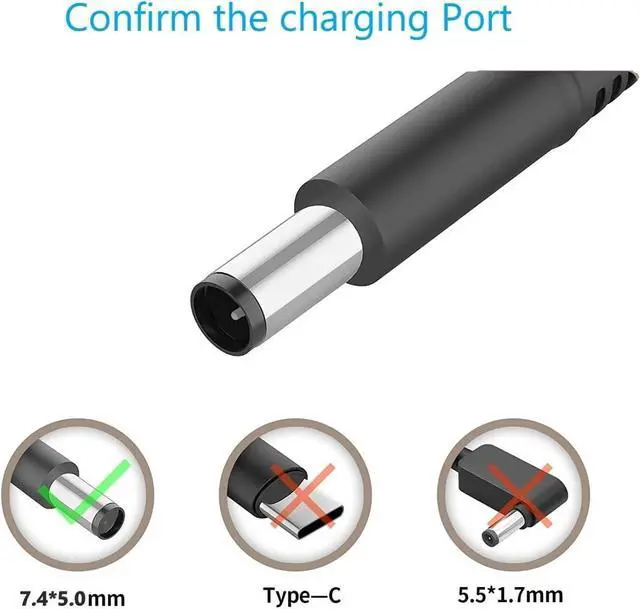 Alt view image 2 of 5 - Ruilezyo 240W Laptop Charger Compatible with Dell G16 G15 G7 5535 5520 5525 5521 5515 5511 5510 G5 15 5500 5505 G7 17 7700,for Alienware M15 R7 R6 R5 R4 R3 M17 R5 R4 X51 X16 AC Adapter Power Supply