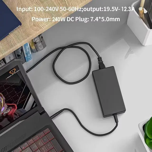 Alt view image 5 of 5 - Ruilezyo 240W Laptop Charger Compatible with Dell G16 G15 G7 5535 5520 5525 5521 5515 5511 5510 G5 15 5500 5505 G7 17 7700,for Alienware M15 R7 R6 R5 R4 R3 M17 R5 R4 X51 X16 AC Adapter Power Supply