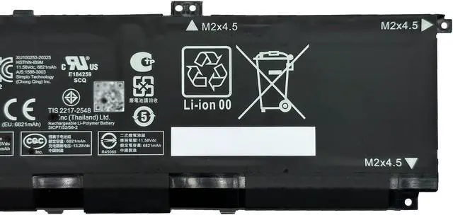 Alt view image 3 of 5 - EPYOBW KL06XL Laptop Battery 83.14Wh 6821mAh Compatible with HP Envy 15-EP 15-EP0000 15-EP0000NS 15-EP0000NU 15-EP0000NW 15-EP0001NK 15-EP0001NIA Series HSTNN-IB9M L85853-1C1 L85885-005