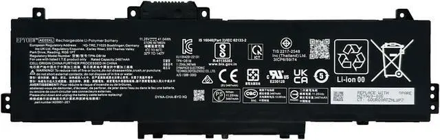 Main image of EPYOBW AE03XL Laptop Battery 41.04Wh Compatible with HP 240 G10 / 245 G10 / 246 G10 / 250 G10 / 255 G10 / 256 G10 / 14-EE 14-EP 14-EM 15-FC 15-FD Series N21969-005 N2095-AC1 HSTNN-0B3E TPN-DB1N