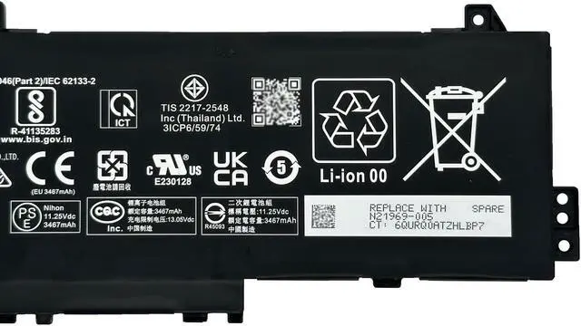 Alt view image 3 of 5 - EPYOBW AE03XL Laptop Battery 41.04Wh Compatible with HP 240 G10 / 245 G10 / 246 G10 / 250 G10 / 255 G10 / 256 G10 / 14-EE 14-EP 14-EM 15-FC 15-FD Series N21969-005 N2095-AC1 HSTNN-0B3E TPN-DB1N