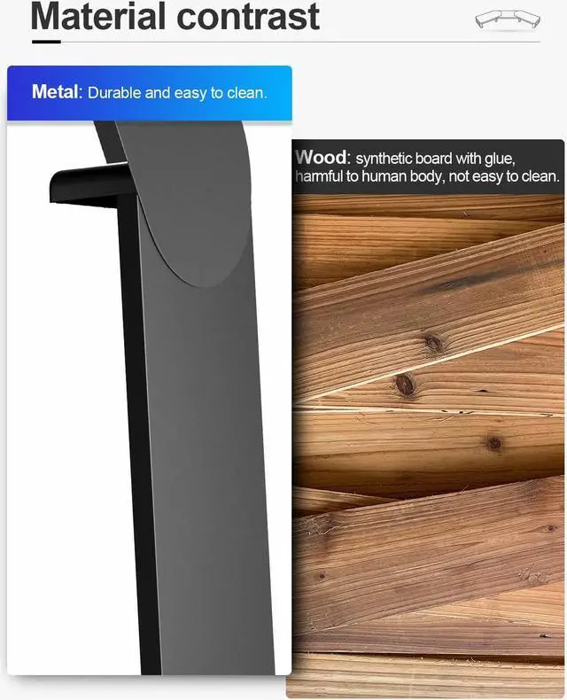 Alt view image 4 of 5 - EAXBUX Monitor Stand with Wireless Charging and 4 USB Ports, Steel Monitor Stands for 3 Monitors, Metal Computer Stand Riser for Desk, Office, Laptop, PC up to 32 Inches (Black)