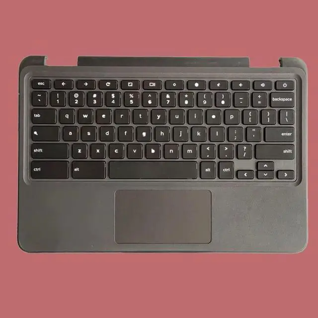 Alt view image 5 of 5 - LTPRPTS Replacement Laptop Upper Case Palmrest Keyboard Touchpad Assembly Part for Dell Chromebook 11 3100 0TK87M TK87M Black