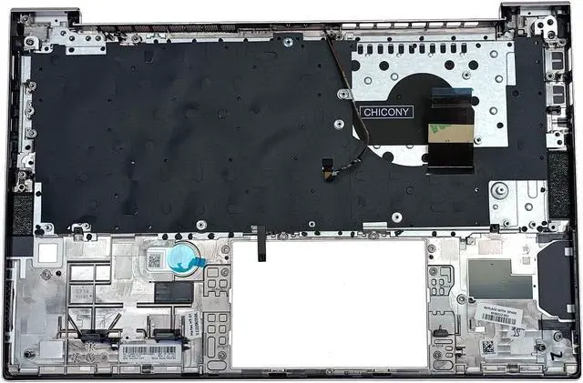 Alt view image 2 of 5 - LTPRPTS Replacement Laptop Upper Case Palmrest Backlit Keyboard Assembly Part for HP Elitebook 840 G7 840 G8 M07090-001 M36312-001 Silver