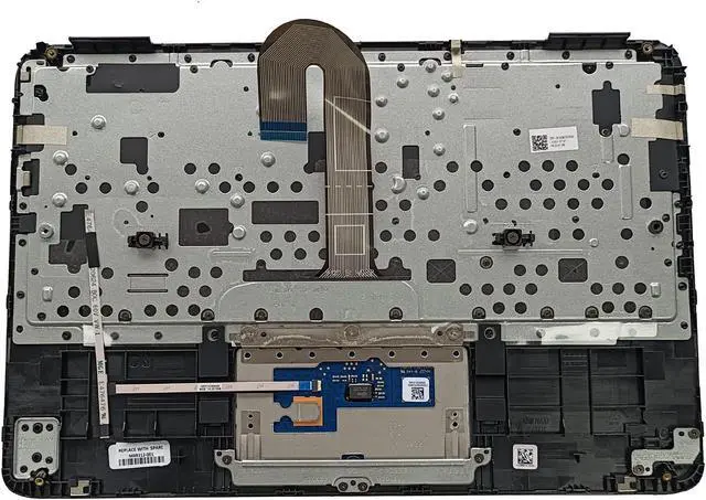 Alt view image 2 of 5 - LTPRPTS Replacement Laptop Upper Case Palmrest Keyboard Touchpad Assembly Part for HP Chromebook X360 11MK G3 EE M49312-001 Black