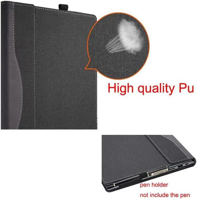 Alt view image 4 of 5 - XJchen Laptop Cover Compatible with HP Laptop 15-fd 15-fc ProBook 450 455 850 G8 G9 EliteBook 850 G7 ZBook Firefly 15 G7 Case Protective Skin Sleeve Notebook Pouch (Black)