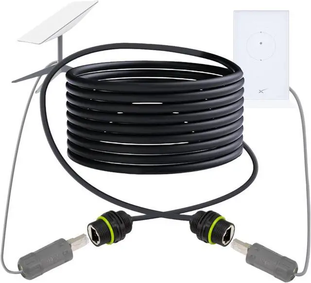 Main image of Galeith Starlink Cable Extension & Repair Kit, Starlink SPX Plug to RJ45 Solution, with 150ft Cable, Extension to 225ft, SPEEDS UP to 1200Mbps, 24AWG Copper, Waterproof Gray