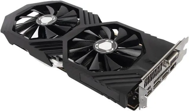 Alt view image 5 of 5 - RX590 Gaming Graphics Card, 8GB GDDR5 256bit 1460MHz Computer Graphics Card, PCIE 3.0 X16 3DP DVI 3D API Desktop PC GPU Graphics Card with Fans, Low Noise and Quiet Work