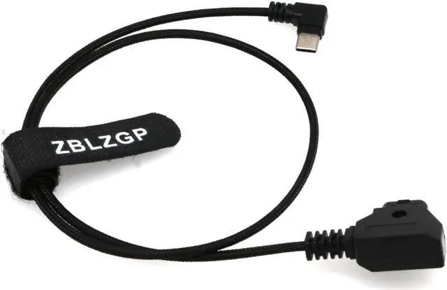 Alt view image 3 of 5 - ZBLZGP USB C Phone Tablet Device Type C to D Tap Power Supply Cable for Camera (Elbow USB C)