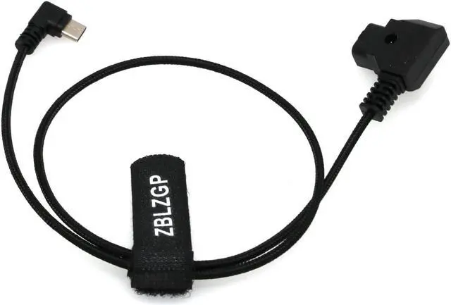 Alt view image 5 of 5 - ZBLZGP USB C Phone Tablet Device Type C to D Tap Power Supply Cable for Camera (Elbow USB C)