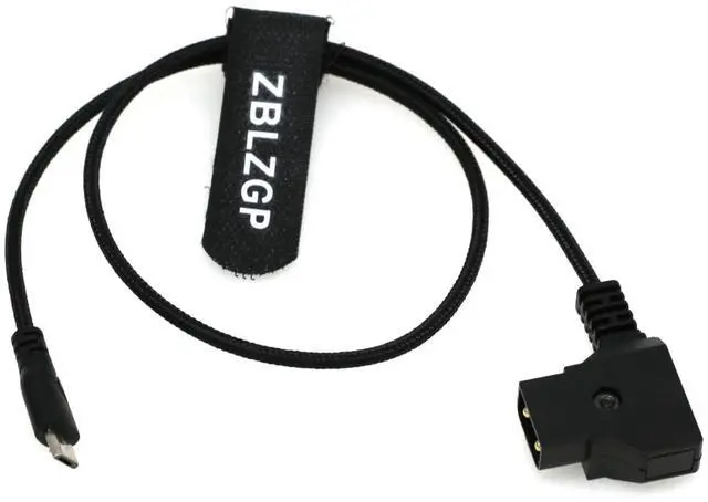 Main image of ZBLZGP USB Phone Tablet Device Micro USB to D Tap Power Supply Cable for Camera (Straight Micro USB)