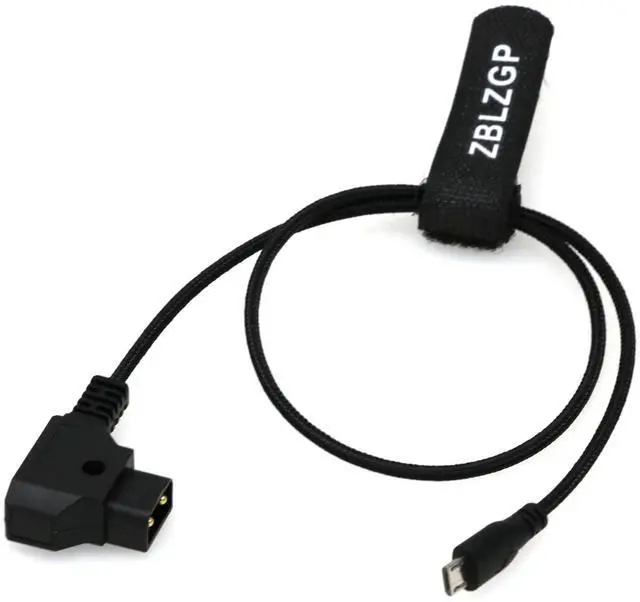Alt view image 4 of 5 - ZBLZGP USB Phone Tablet Device Micro USB to D Tap Power Supply Cable for Camera (Straight Micro USB)
