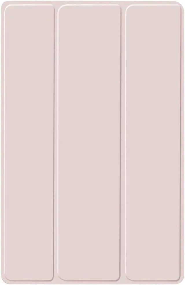 Alt view image 2 of 5 - SaharaCase Tri-Fold Folio Case for Amazon Fire Max 11 (13th Generation 2023) [Shockproof Bumper] Rugged Leather Antislip Grip Slim Fit Kickstand (Rose Gold)