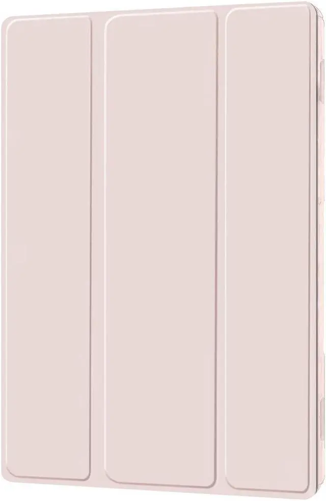 Alt view image 4 of 5 - SaharaCase Tri-Fold Folio Case for Amazon Fire Max 11 (13th Generation 2023) [Shockproof Bumper] Rugged Leather Antislip Grip Slim Fit Kickstand (Rose Gold)
