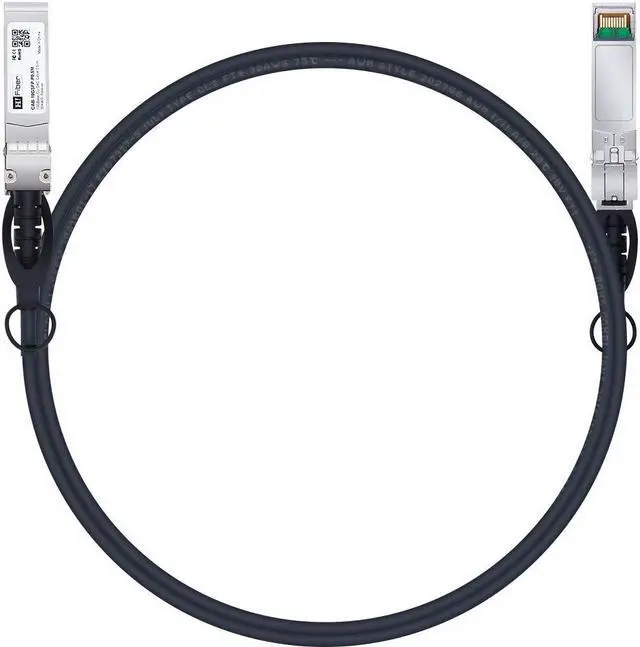 Alt view image 5 of 5 - 2 Pack 10GBase-SR SFP+ Module with 10G SFP+ Cable 2m, 10G MultiMode SFP+ LC Fiber Transceiver, 10G DAC Cable, Compatible with Ubiquiti, Unifi, Netgear, D-Link and More