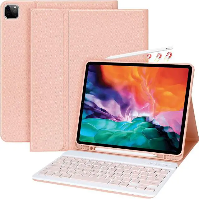 Main image of iPad Pro 12.9 Case with Keyboard -Keyboard Case for iPad Pro 12.9-inch 2022 (6th Generation), iPad Pro 12.9 5th (2021) & 4th (2020) & 3rd (2018) Gen, Wireless Detachable - with Pencil Holder