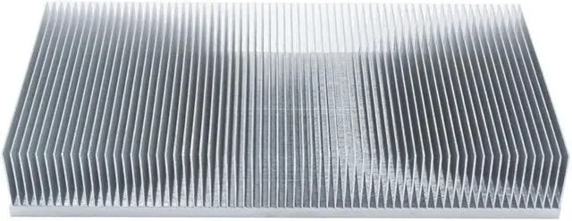 Alt view image 3 of 4 - Skived Fins Aluminum Heatsink 7.87 x 3.93 x 1.81 inch / 200 x 100 x 30mm Large Heatsinks Cooler Radiator for LED Chip Electronic LCD Power Amplifier Transistor Heat Dissipation
