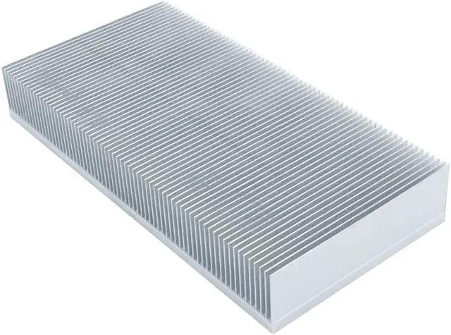 Main image of Skived Fins Aluminum Heatsink 7.87 x 3.93 x 1.81 inch / 200 x 100 x 30mm Large Heatsinks Cooler Radiator for LED Chip Electronic LCD Power Amplifier Transistor Heat Dissipation