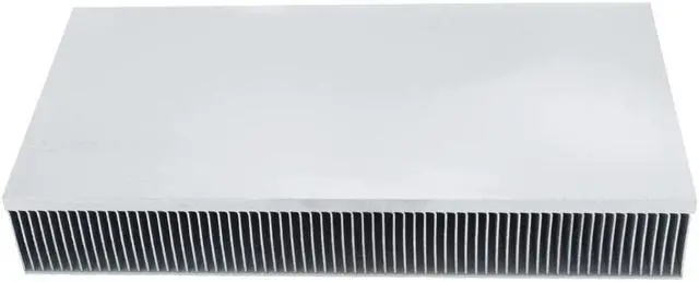 Alt view image 4 of 4 - Skived Fins Aluminum Heatsink 7.87 x 3.93 x 1.81 inch / 200 x 100 x 30mm Large Heatsinks Cooler Radiator for LED Chip Electronic LCD Power Amplifier Transistor Heat Dissipation