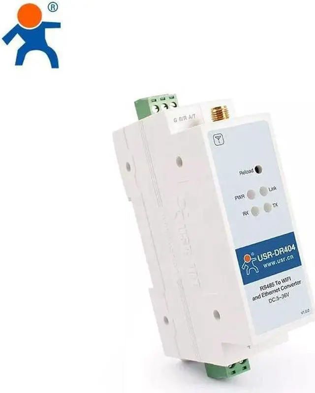 Alt view image 4 of 5 - Lubeby Smart USR-DR404 1-Port RS485 to 802.11 a/b/g/n WLAN Serial Device Server