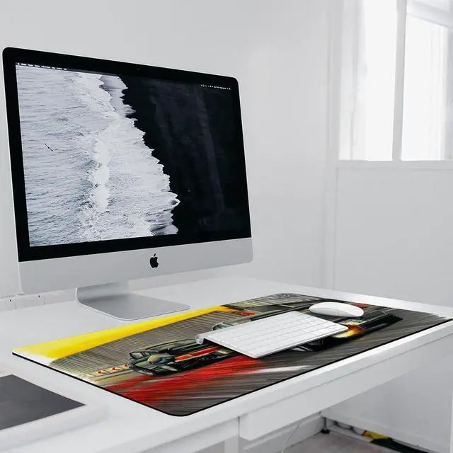 Alt view image 5 of 5 - JDM Japanese Car Art Skyline GTR R32 Computer Essentials Work Home Office Supplies 40x90cm