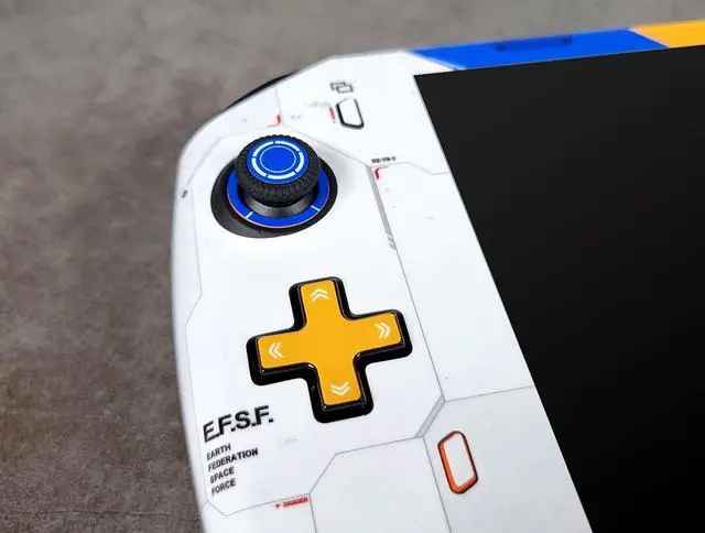 Alt view image 4 of 5 - OneXPlayer 1S Skin, Gundam Edition, Full Wrapping Matte Vinyl Skin for OneXPlayer 1S (Designed by POP SKIN)