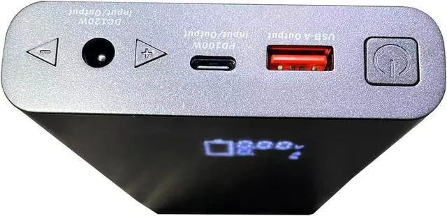 Alt view image 4 of 5 - 20000mAh 100W USB C Laptop Portable Charger Battery Pack Power Bank DC Output 5V 6V 7.4V 9V 12V 15V 16V 16.5V 18V 19V 19.5V 20V 24V 3A 4A 5A Battery Bank for Macbook Dell HP XPS Steam Deck Ipad Camera