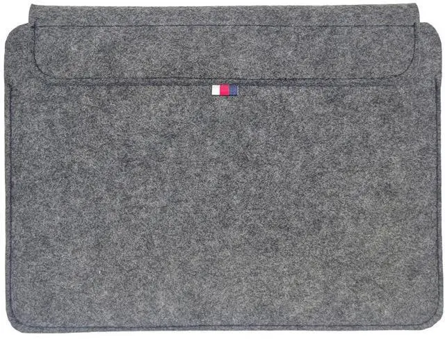 Alt view image 2 of 5 - Ronuo Laptop Vintage Leather & Fleece Sleeve for iPad Pro 12.9"/ MacBook Air Pro 13 15 inch 16-inch (Yellow Brown, 16-inch)