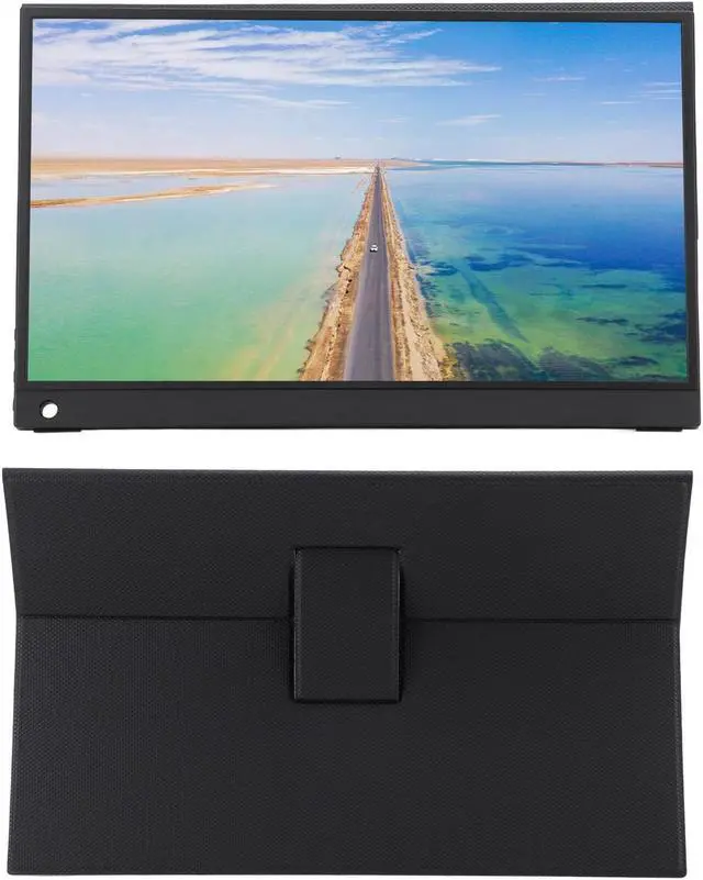 Alt view image 4 of 5 - 15.6 Inch Portable Monitor with Touchscreen, HDR Display, Dual Screen Usage, Mobile Screen Projection, Wide Compatibility, Lightweight and Portable