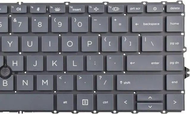 Alt view image 5 of 5 - Black Replacement Keyboard Compatible with HP EliteBook 745 G7, 745 G8, 840 G7, 845 G7, 840 G8, 845 G8, ZBook Firefly 14 G7, ZBook Firefly 14 G8 with Backlight and Pointer No Frame