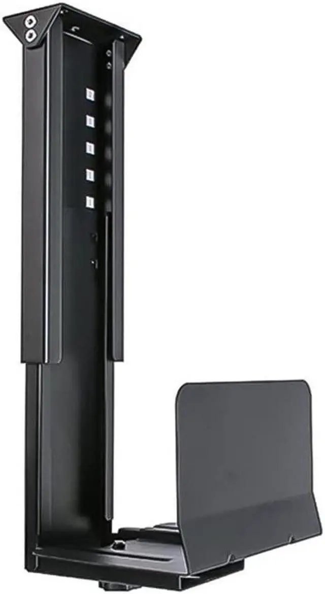 Main image of TooCust Heavy Duty Computer Wall Mount, also great for PC Mount Under Desk - Height Adjustable from 12" to 20", Width Adjustable from 5.7" to 8" - Computer Mount PC Holder Under Desk or On Wall