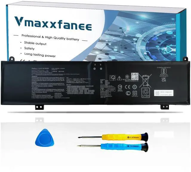 Main image of Vmaxxfanee C41N2013 C41N2013-1 90Wh Laptop Battery Replacement for Asus TUF Gaming A17 FA707 A15 FA507 ROG Strix G513 G713 Scar G533 G733 Zephyrus GA502 GA503 S17 GX703 M16 GU603 ProArt Studiobook 445