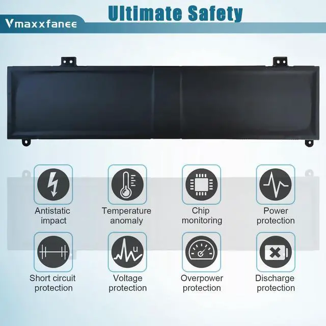 Alt view image 3 of 4 - Vmaxxfanee C41N2013 C41N2013-1 90Wh Laptop Battery Replacement for Asus TUF Gaming A17 FA707 A15 FA507 ROG Strix G513 G713 Scar G533 G733 Zephyrus GA502 GA503 S17 GX703 M16 GU603 ProArt Studiobook 445