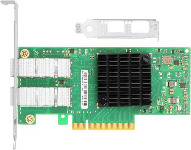 Alt view image 3 of 5 - Vogzone 25GbE NIC Card for Mellanox MCX4121A-ACAT, PCIe 3.0 x8 25Gb Ethernet NIC with Mellanox ConnectX-4 Lx Chipset, Dual SFP28 Network Card Support RDMA