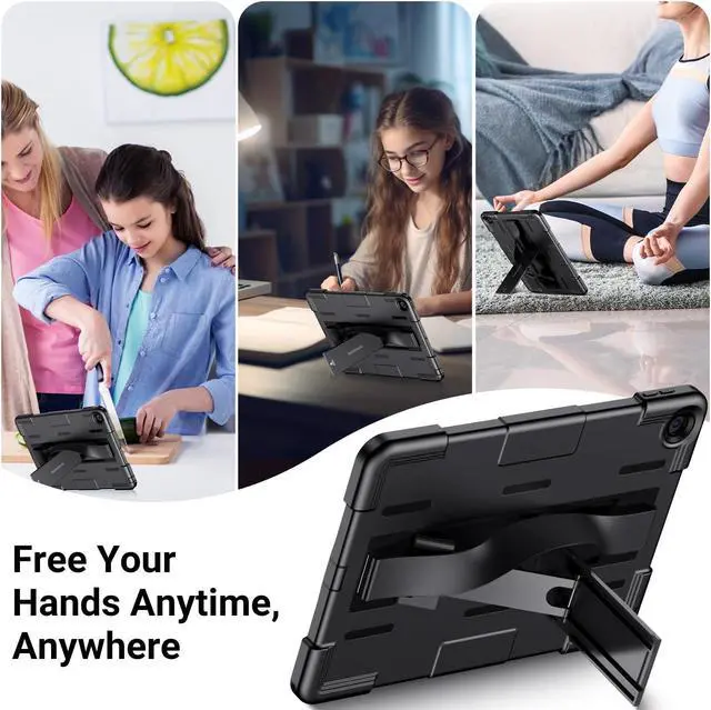 Alt view image 3 of 5 - WAVELIFE Designed for iPad 10th Generation Waterproof Case-10.9" Cover with Screen Protector, Hand Strap & Stand for iPad 10th Gen (2022)-Heavy Duty Shockproof Protection