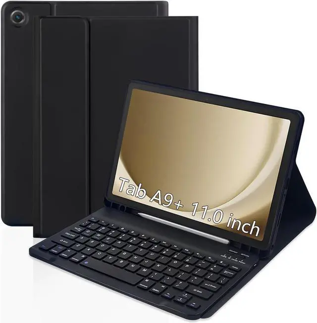 Main image of XCHYTECHER Keyboard Case for Samsung Galaxy Tab A9 Plus 11.0 inch (SM-X210/X215/X216/X218),Rechargable Detachable Keyboard with Type-C Charging Port Cover for Tablet A9+ 2023 5G (Black)