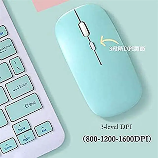 Alt view image 3 of 5 - Keyboard Cover with Mouse for Galaxy Tab S9+/S9 Plus 12.4 inch 2023 SM-X810/X816B/X818Uwith Touchpad S Pen Holder Slim Smart Detachable Bluetooth Keyboard (Tab S9+ (2023), Mint)