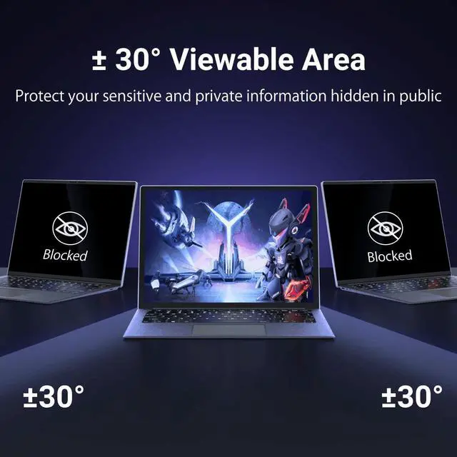 Alt view image 5 of 5 - ZOEGAA Magnetic Privacy Screen Protector Compatible with surface go 10 inch, Removable&Reusable Anti Blue Light Filter