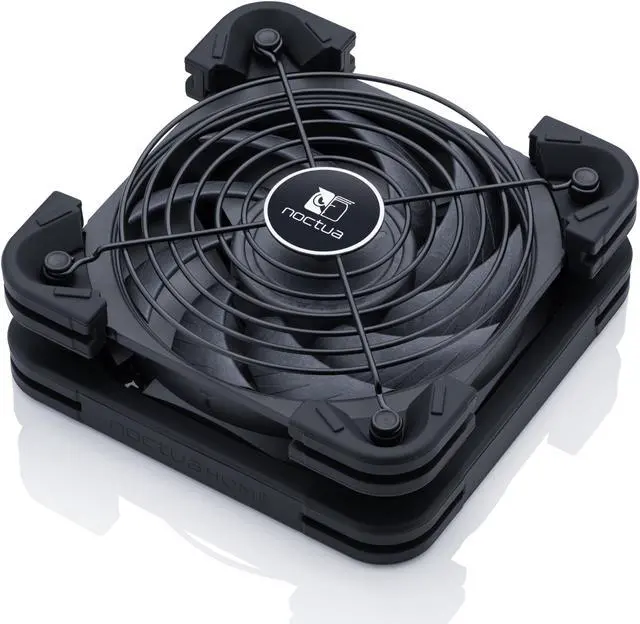 Main image of Noctua NV-FS2, Multi-Purpose Fan Set for Device Cooling with Award-Winning NF-A12x25 120mm Fan, Anti-Vibration Gasket and Pads, Fan Grill and NA-FC1 Speed Controller (Black)