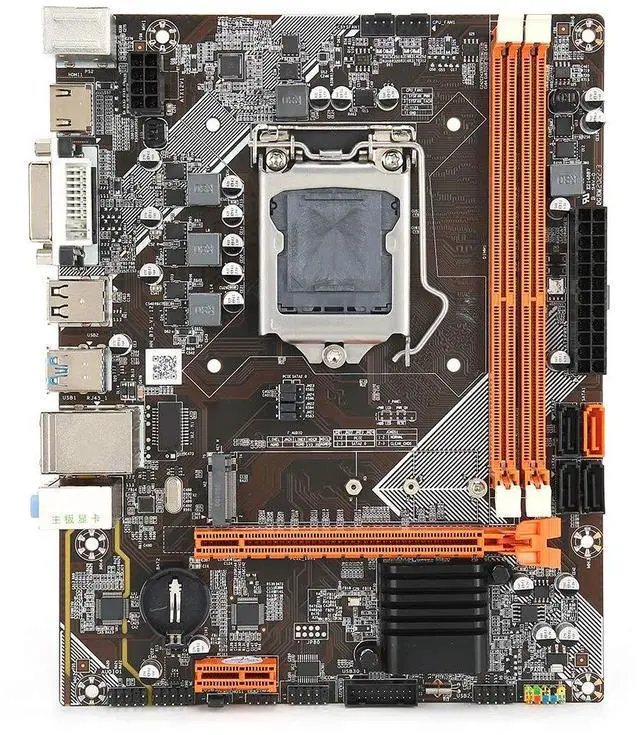 Main image of Desktop Motherboard, LGA 1155 DDR3 Computer Desktop Mainboard for B75, 3 x SATA2.0 Interface, Support VGAHDMIDVI Output