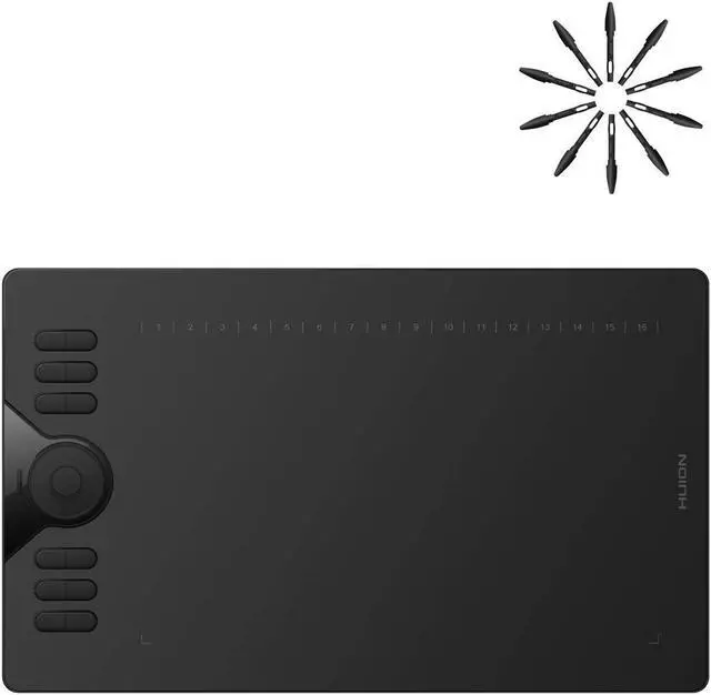 Main image of Huion HS610 Graphics Drawing Tablet and Huion 10 Pack Replacement Nibs PN04