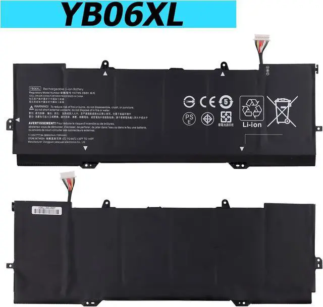 Alt view image 2 of 3 - Vvsialeek YB06XL 84.08Wh Laptop Battery Compatible with HP Spectre X360 15-CH 15-CH002TX 15-CH013TX 2018 Series Notebook 928427-271 YBO6XL YB06084XL TPN-Q200 926372-855
